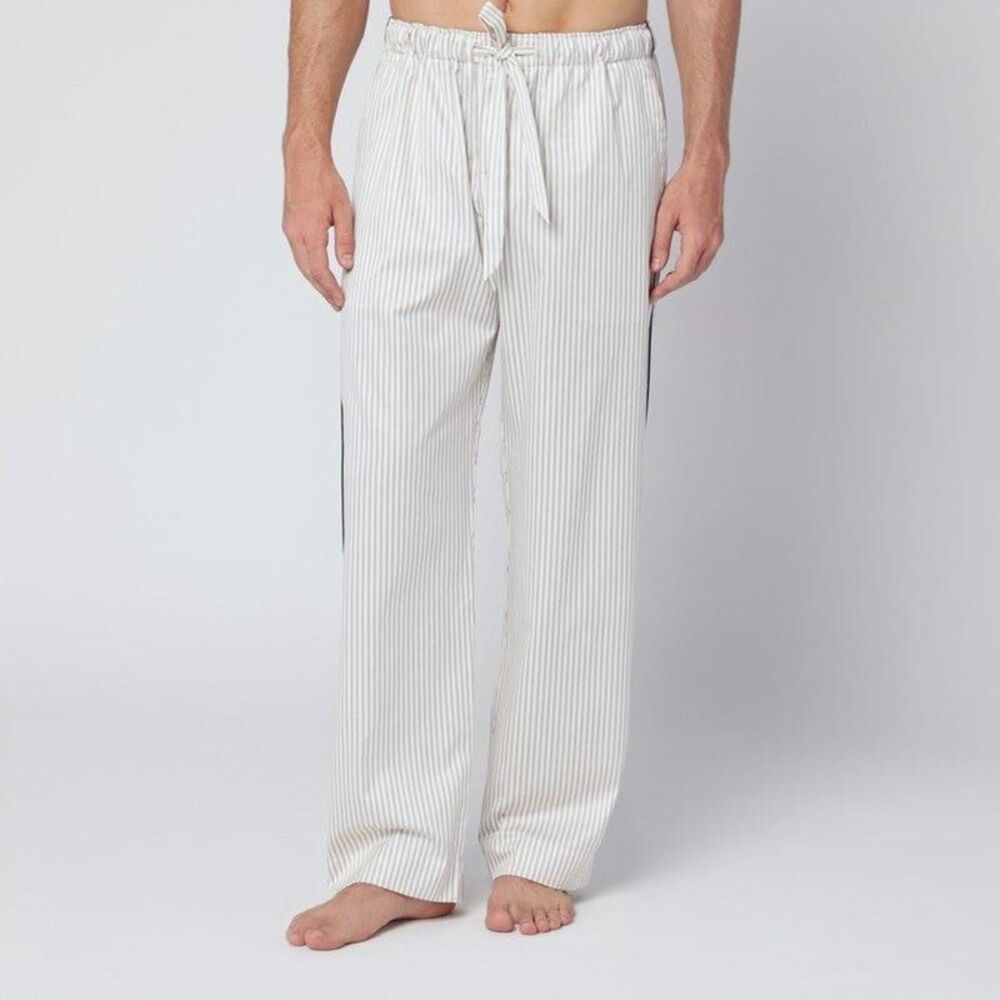 TEKLA Men's Relaxed Fit Drawstring Lounge Pants Men BLACK
